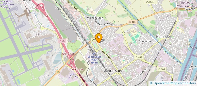 localisation de l'entreprise J.D.L. IMMOBILIERE SCI  SAINT-LOUIS