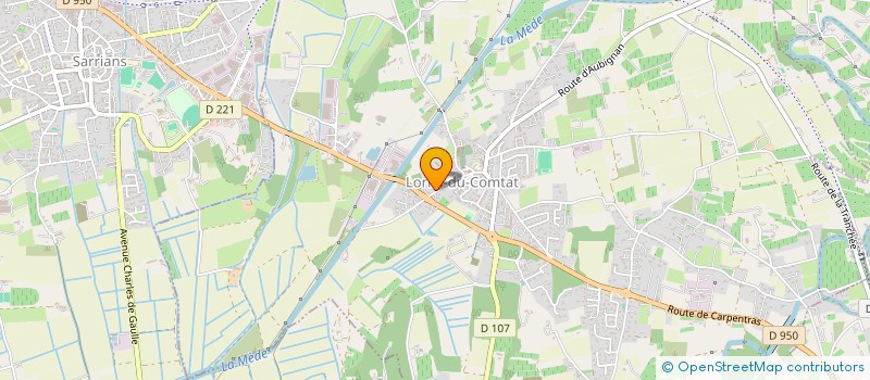 localisation de l'entreprise J.D.M.A  LORIOL-DU-COMTAT