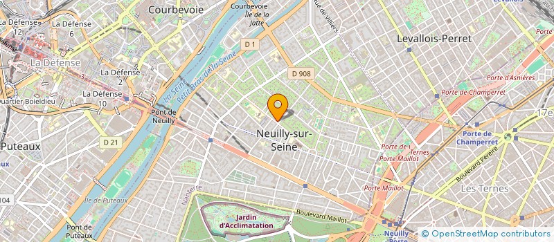 localisation de l'entreprise J.D.M IMMO à NEUILLY-SUR-SEINE