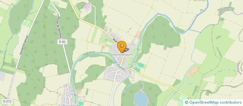 localisation de l'entreprise J.D.P. EVIDENCE  HERBSHEIM