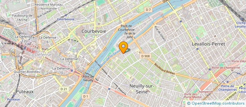 localisation de l'entreprise J.D PARIS AGENCY à NEUILLY-SUR-SEINE