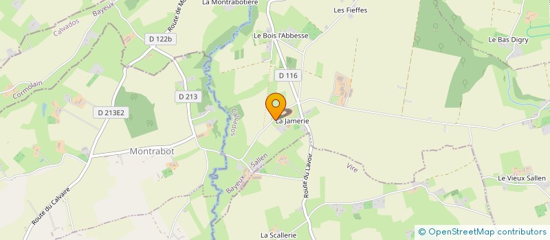 localisation de l'entreprise J.D PLAQUELEC  SALLEN