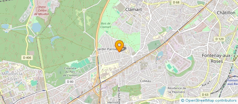 localisation de l'entreprise J.D PRESTIGE à CLAMART