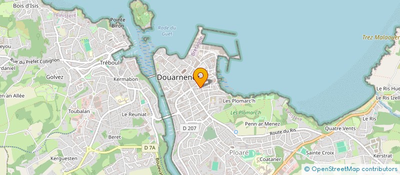 localisation de l'entreprise J D S à DOUARNENEZ
