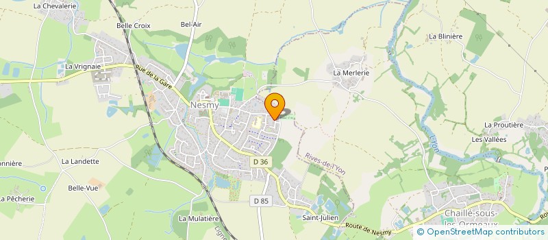 localisation de l'entreprise J D S  RIVES DE L'YON