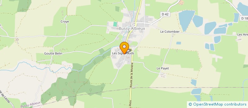 localisation de l'entreprise J D S  BUSSY-ALBIEUX