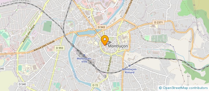 localisation de l'entreprise J.D.S.C. à MONTLUCON