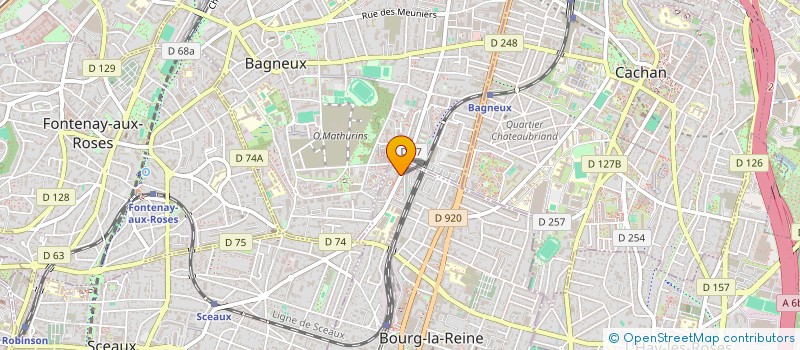 localisation de l'entreprise J D S ELECTRICITE à BOURG-LA-REINE