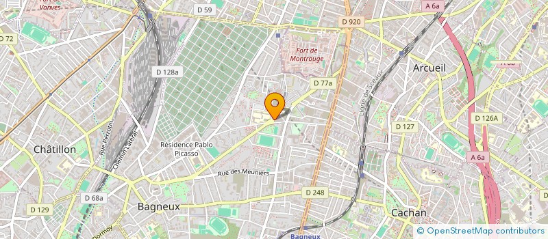 localisation de l'entreprise J.D.S. PARIENTE à BAGNEUX