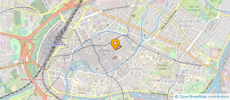 localisation de l'entreprise J.D. SARL à STRASBOURG