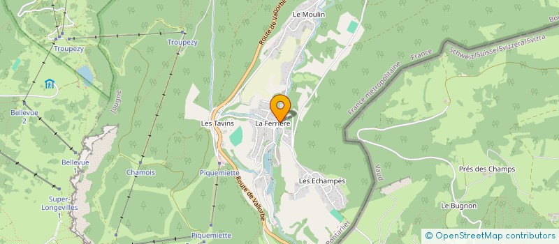 localisation de l'entreprise J.D. SUP-TECH à JOUGNE