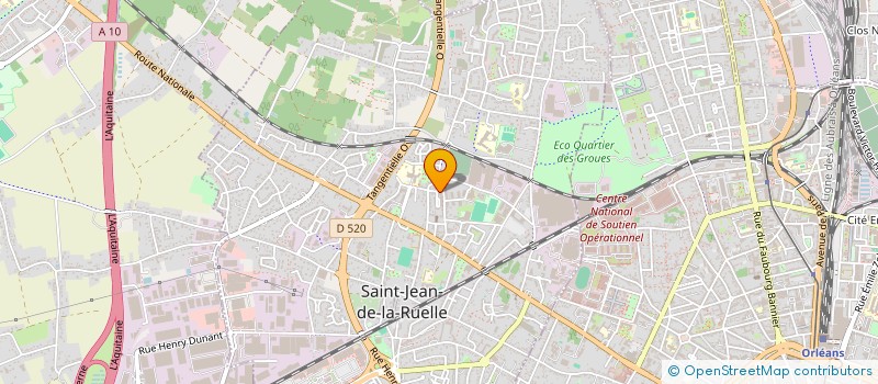 localisation de l'entreprise J.D TRANSPORTS à CHAINGY