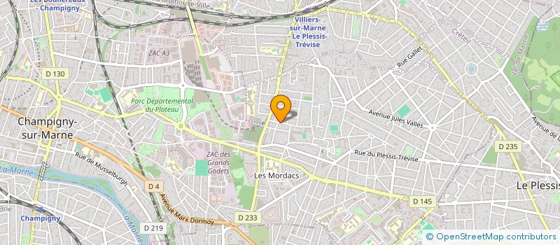 localisation de l'entreprise J D  VTC à CHAMPIGNY-SUR-MARNE