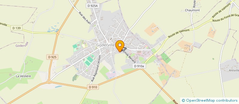 localisation de l'entreprise J.DARC  LE MESNIL-ESNARD