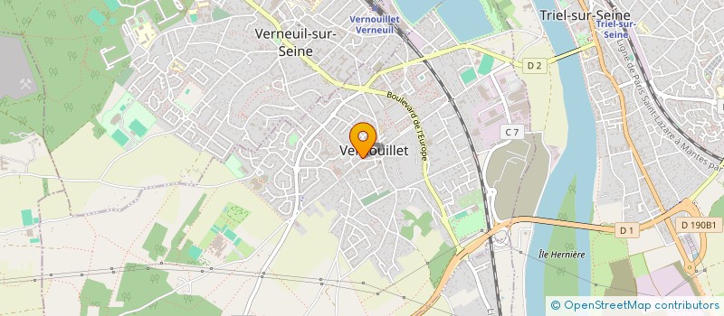 localisation de l'entreprise J DECO à VERNOUILLET
