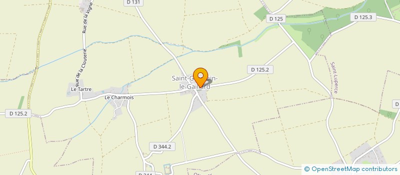 localisation de l'entreprise J.DELARSON à SAINT-GERMAIN-LE-GAILLARD