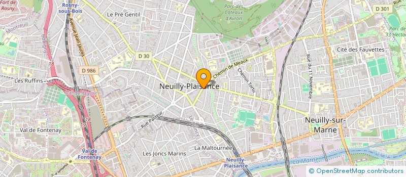 localisation de l'entreprise J.DENETRE à NEUILLY-PLAISANCE