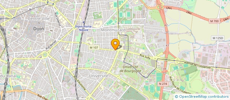localisation de l'entreprise J DESIGN OPTIC à DIJON