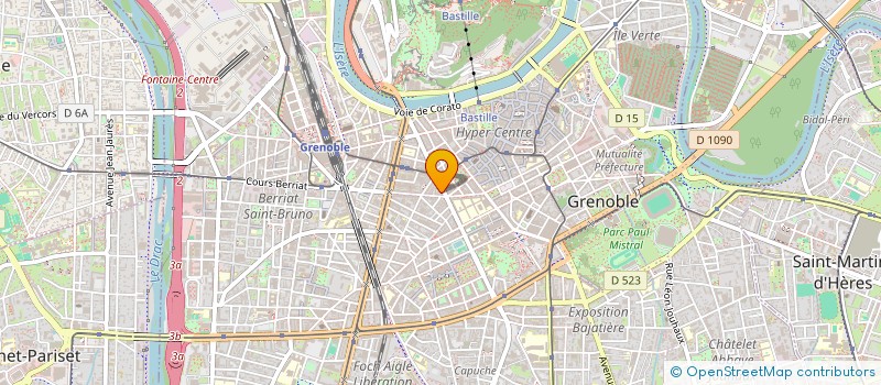 localisation de l'entreprise J DI BENEDETTO ET C GIROUD à GRENOBLE