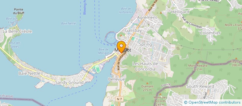 localisation de l'entreprise J DIFFUSION à SAINT MARTIN
