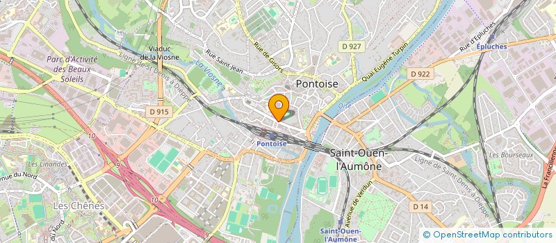 localisation de l'entreprise J DUPAS SARL à PONTOISE