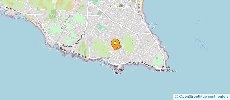 localisation de l'entreprise J.E.A.N.P.  LE POULIGUEN