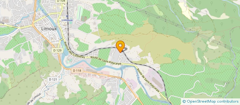 localisation de l'entreprise J.E.B. à LIMOUX
