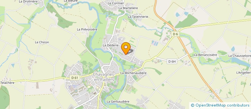 localisation de l'entreprise J.E.B DEVELOPPEMENT à CHAVAGNES-EN-PAILLERS