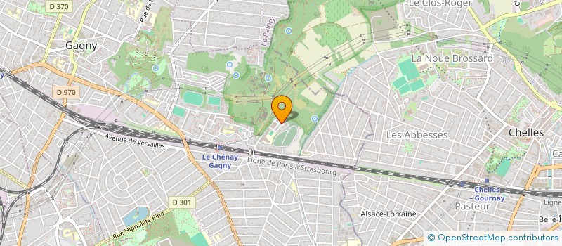 localisation de l'entreprise J.E BATIMENT à GAGNY