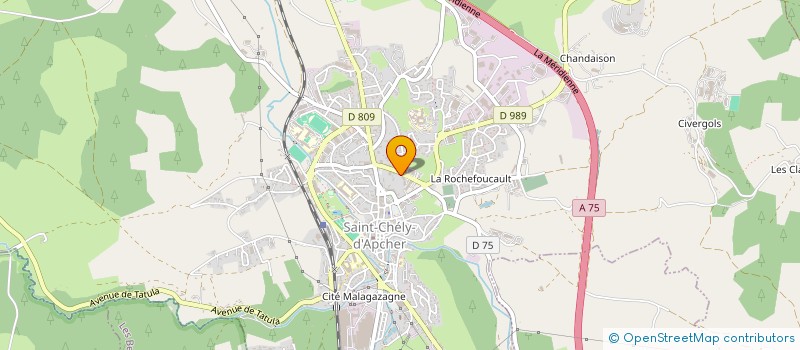 localisation de l'entreprise J E C  SAINT-CHELY-D'APCHER