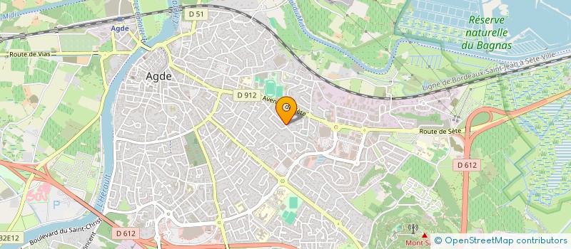 localisation de l'entreprise J. E  .C. H. A . R.  AGDE