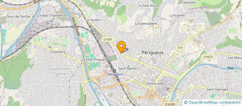 localisation de l'entreprise J.E.C.P IMMO à PERIGUEUX