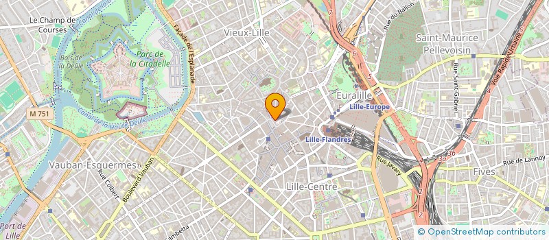 localisation de l'entreprise J.E DISTRIB  LILLE