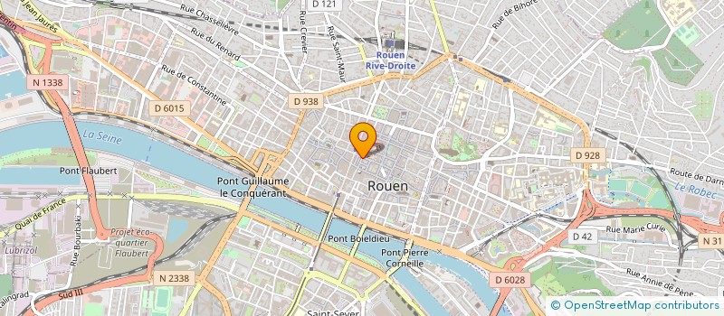 localisation de l'entreprise J E FACADES à ROUEN