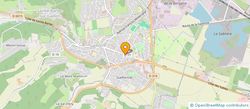 localisation de l'entreprise J.E.H  GAILLON