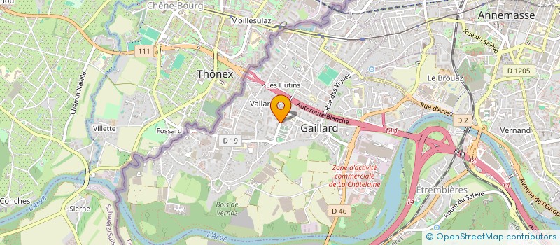 localisation de l'entreprise J.E.H.  GAILLARD