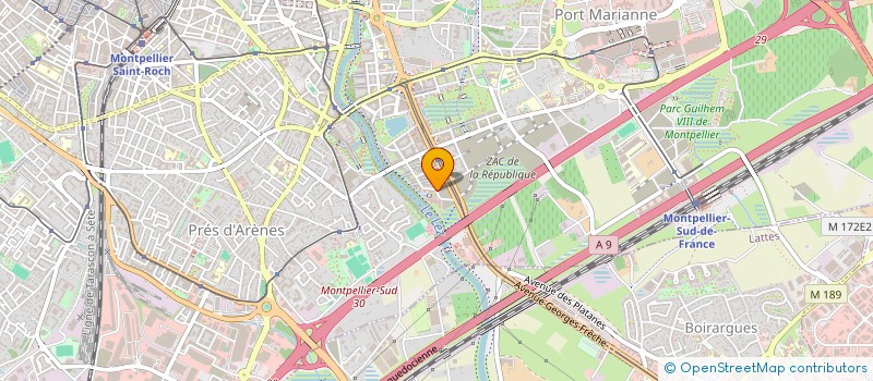 localisation de l'entreprise J&E IMMO  MONTPELLIER