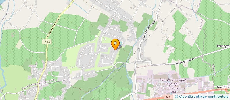 localisation de l'entreprise J&E INVEST  SAINT-SULPICE-ET-CAMEYRAC