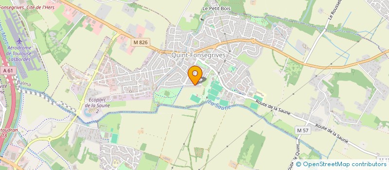 localisation de l'entreprise J.E.J.  QUINT-FONSEGRIVES