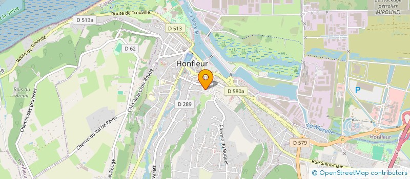 localisation de l'entreprise J.E.J.S à HONFLEUR