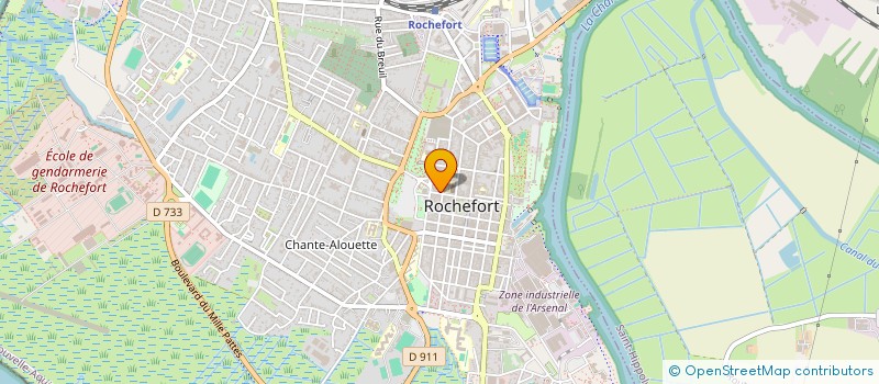 localisation de l'entreprise J.E.L.A  ROCHEFORT