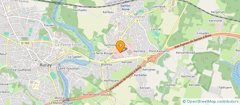 localisation de l'entreprise J.E.M à PLUNERET
