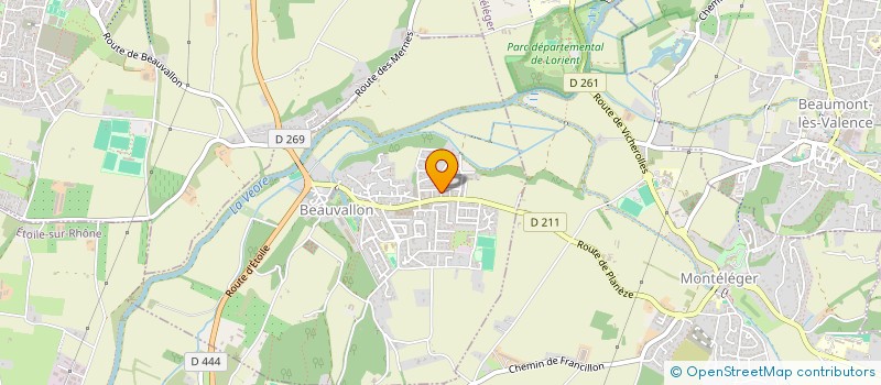 localisation de l'entreprise J.E.M  ETOILE-SUR-RHONE