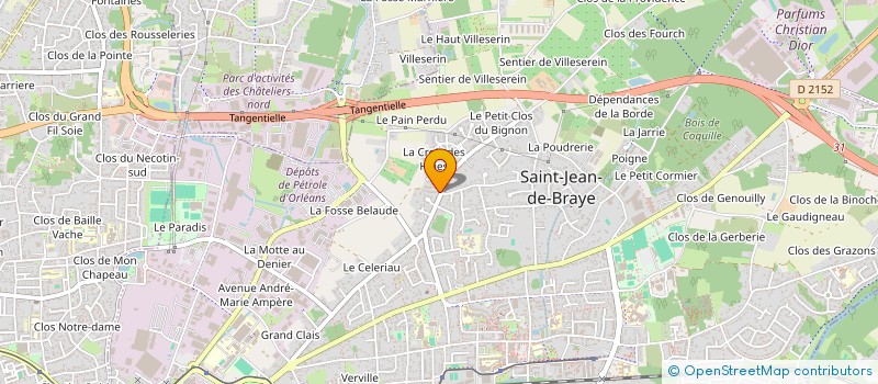 localisation de l'entreprise J. E. N. A. à SAINT-JEAN-DE-BRAYE