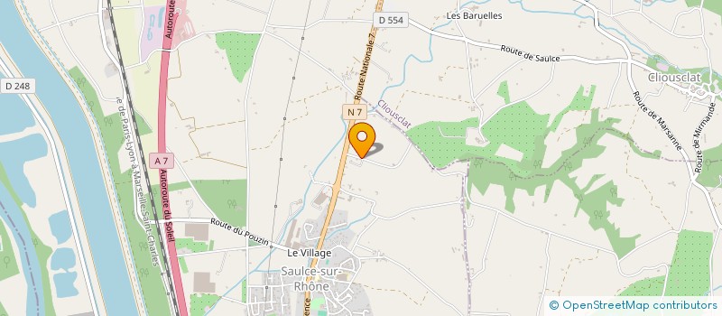 localisation de l'entreprise J-E PHOENIX  SAULCE-SUR-RHONE