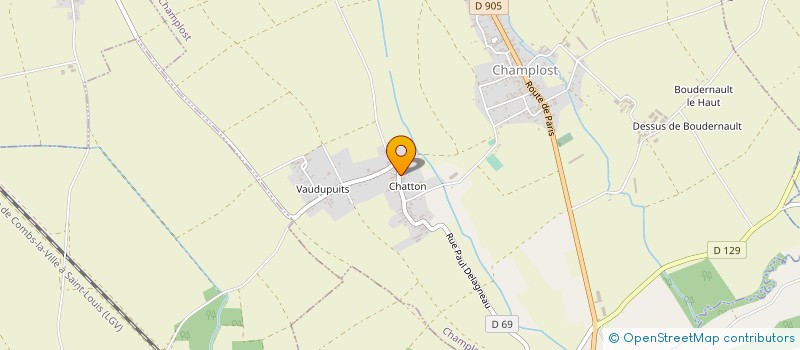 localisation de l'entreprise J.E.S LANGLOIS  CHAMPLOST