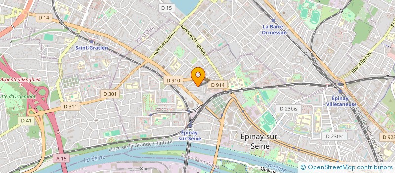 localisation de l'entreprise J.E. SARL à EPINAY-SUR-SEINE