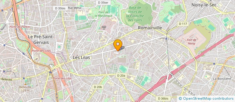 localisation de l'entreprise J.E.Y.S. à LES LILAS