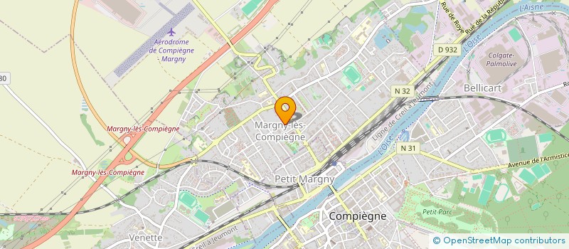 localisation de l'entreprise J'ECO  MARGNY-LES-COMPIEGNE