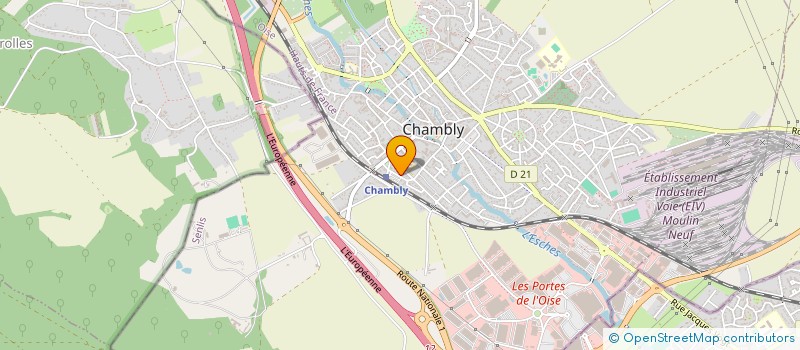 localisation de l'entreprise J'ECOUTE  CHAMBLY